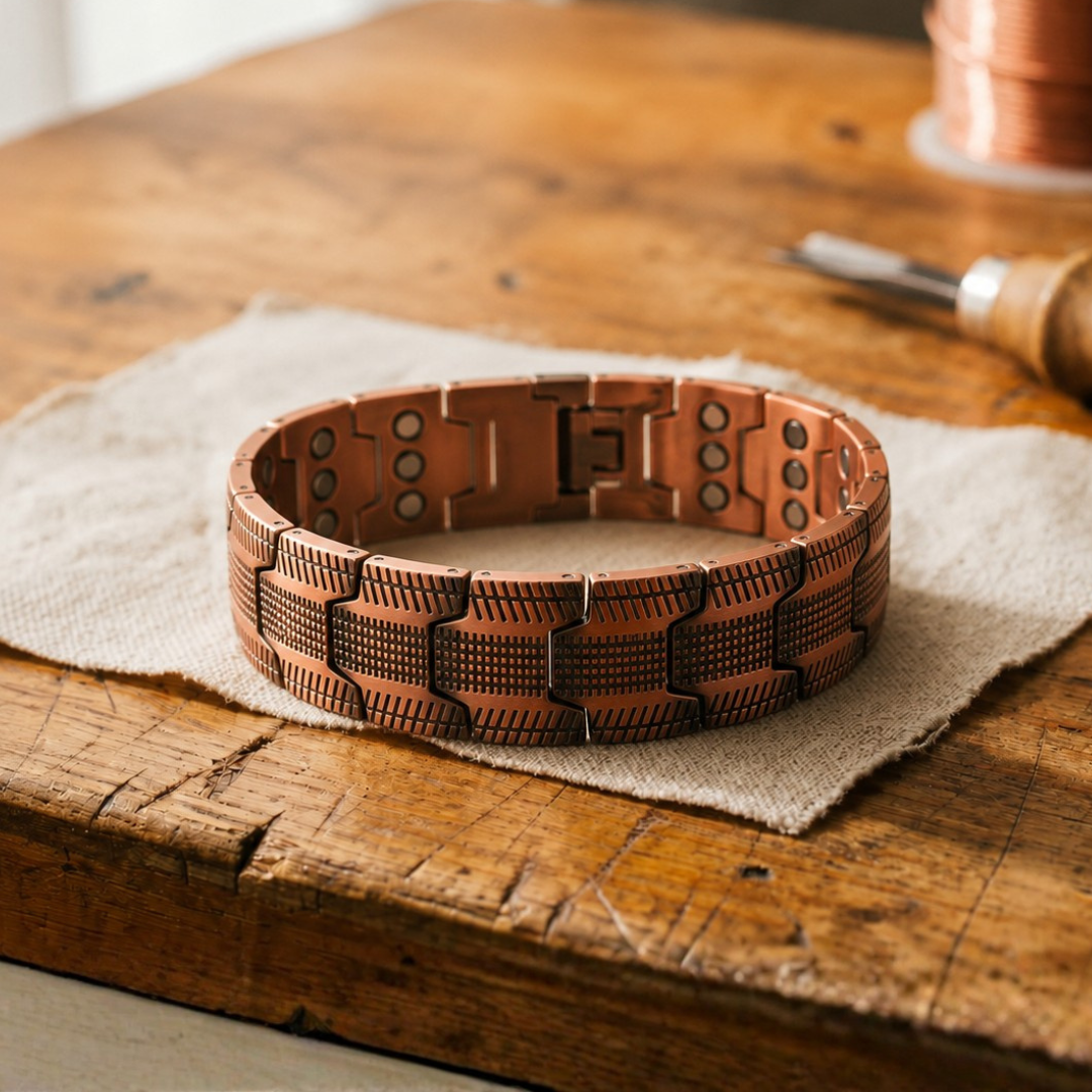 Bracelet en cuivre Crag by Vera