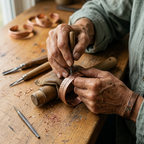 Bracelet en cuivre avec racine de Vera