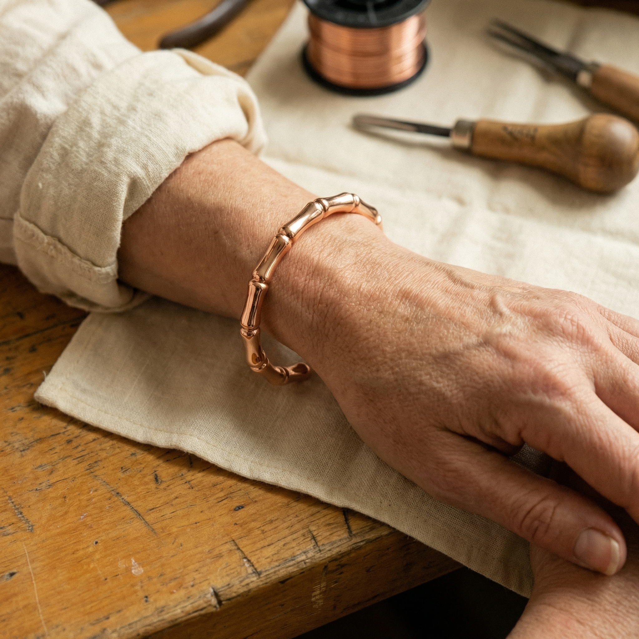 "Bracelet en cuivre de Vera's Grove