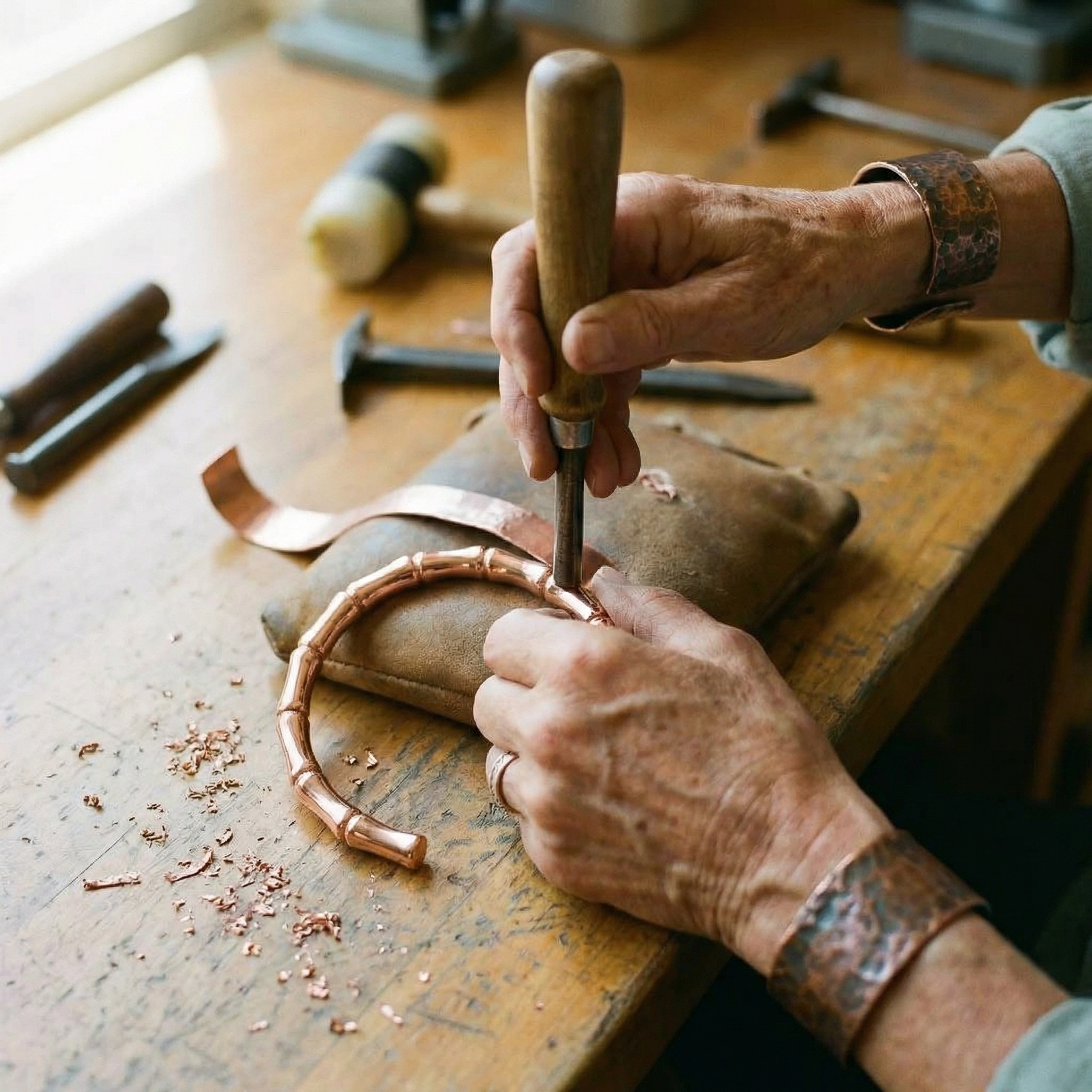 "Bracelet en cuivre de Vera's Grove