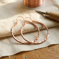 Boucles d'oreilles en cuivre Saule de Vera
