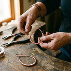 "Boucles d'oreilles en cuivre de Vera