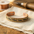 Bracelet en cuivre tissé Vera