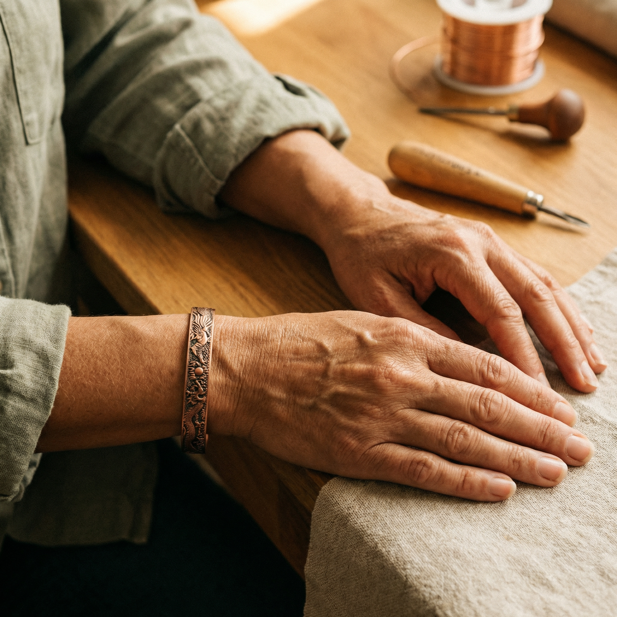 Bracelet en cuivre Vera