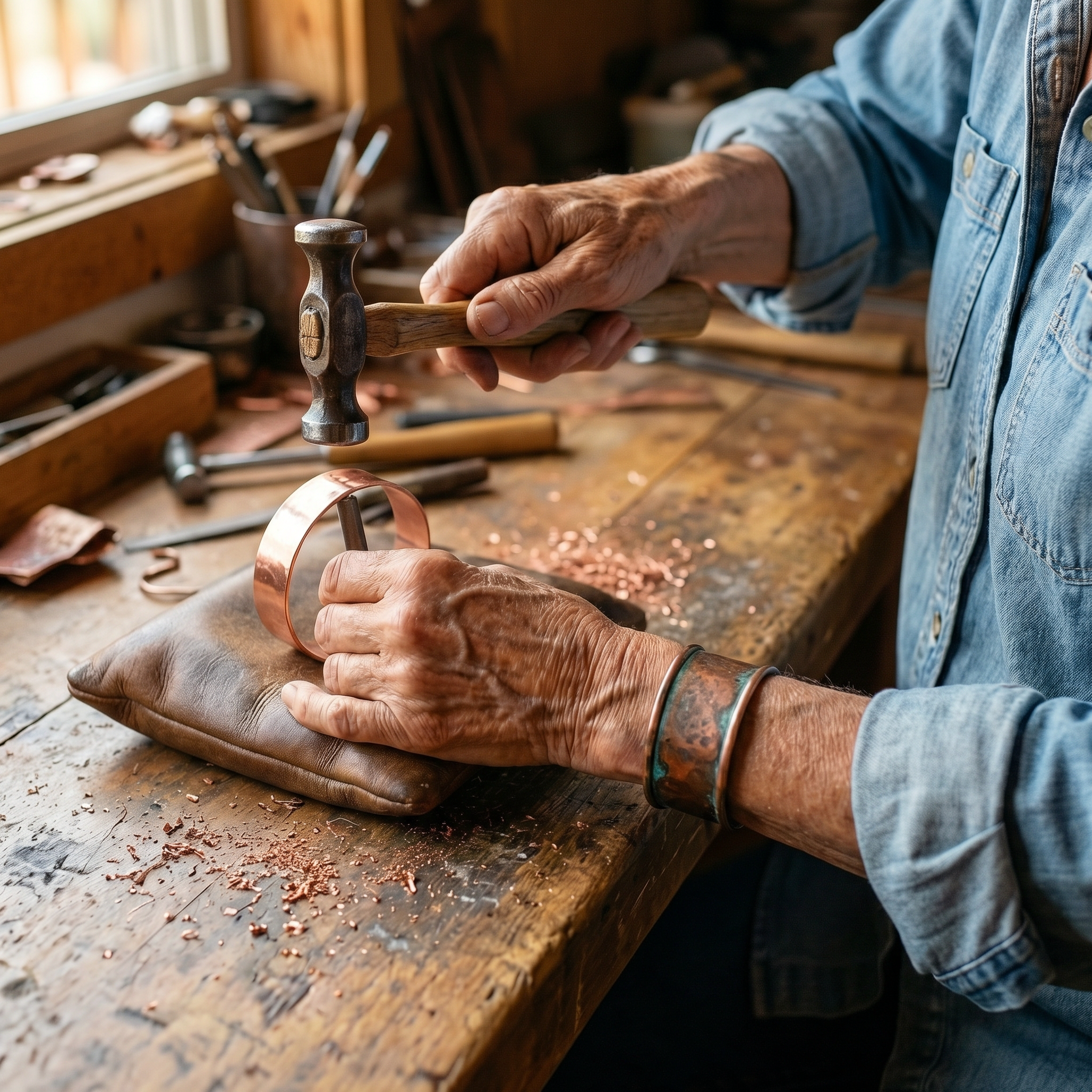 "Bracelet en cuivre Vera"