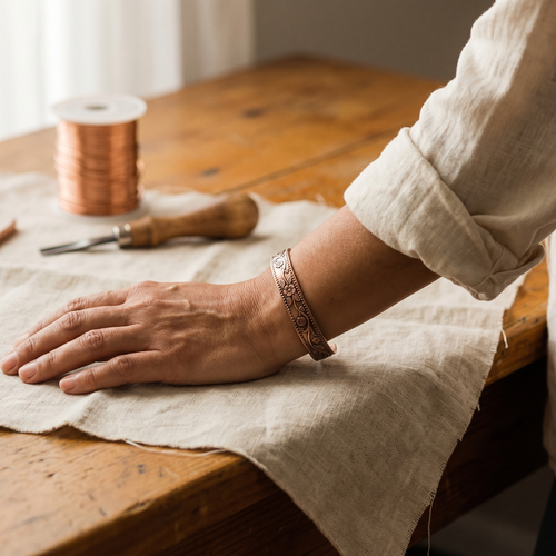 "Bracelet en cuivre Vera's Knell