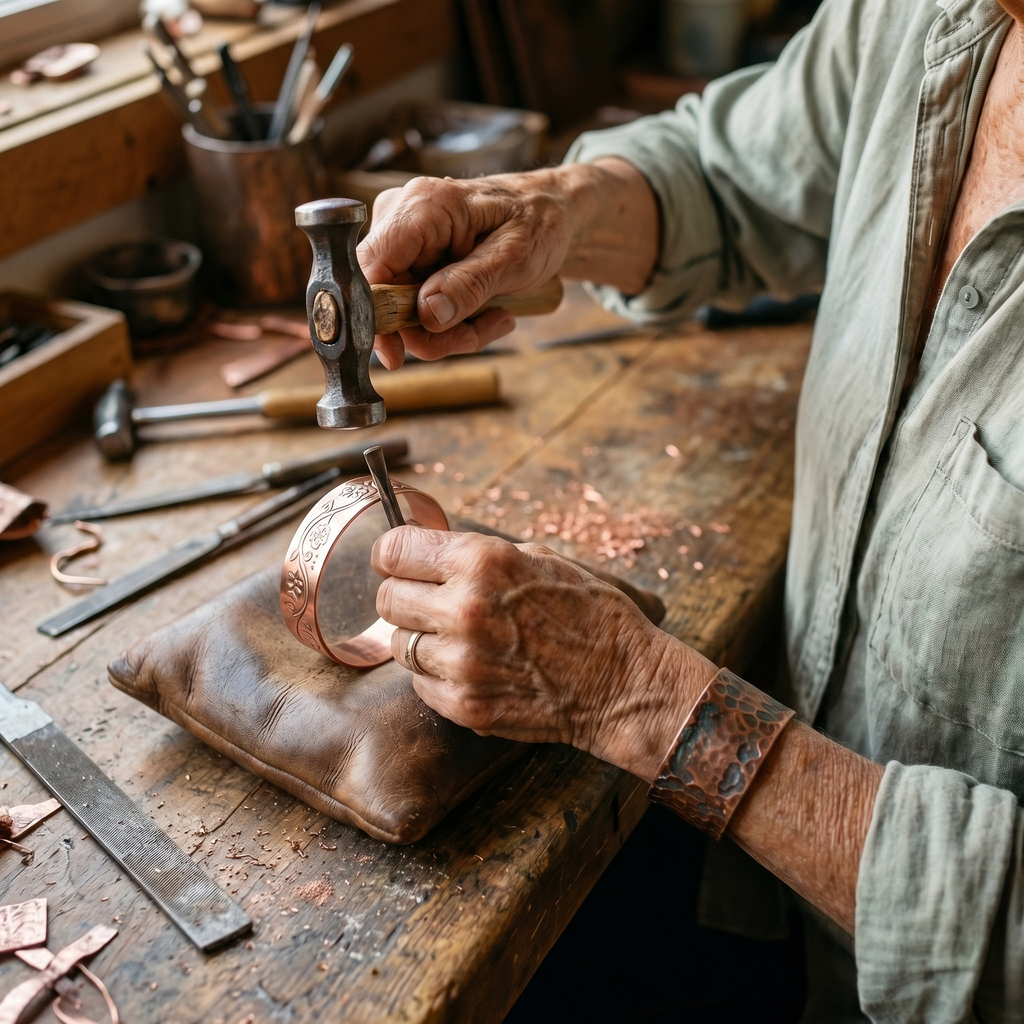 "Bracelet en cuivre Vera's Knell