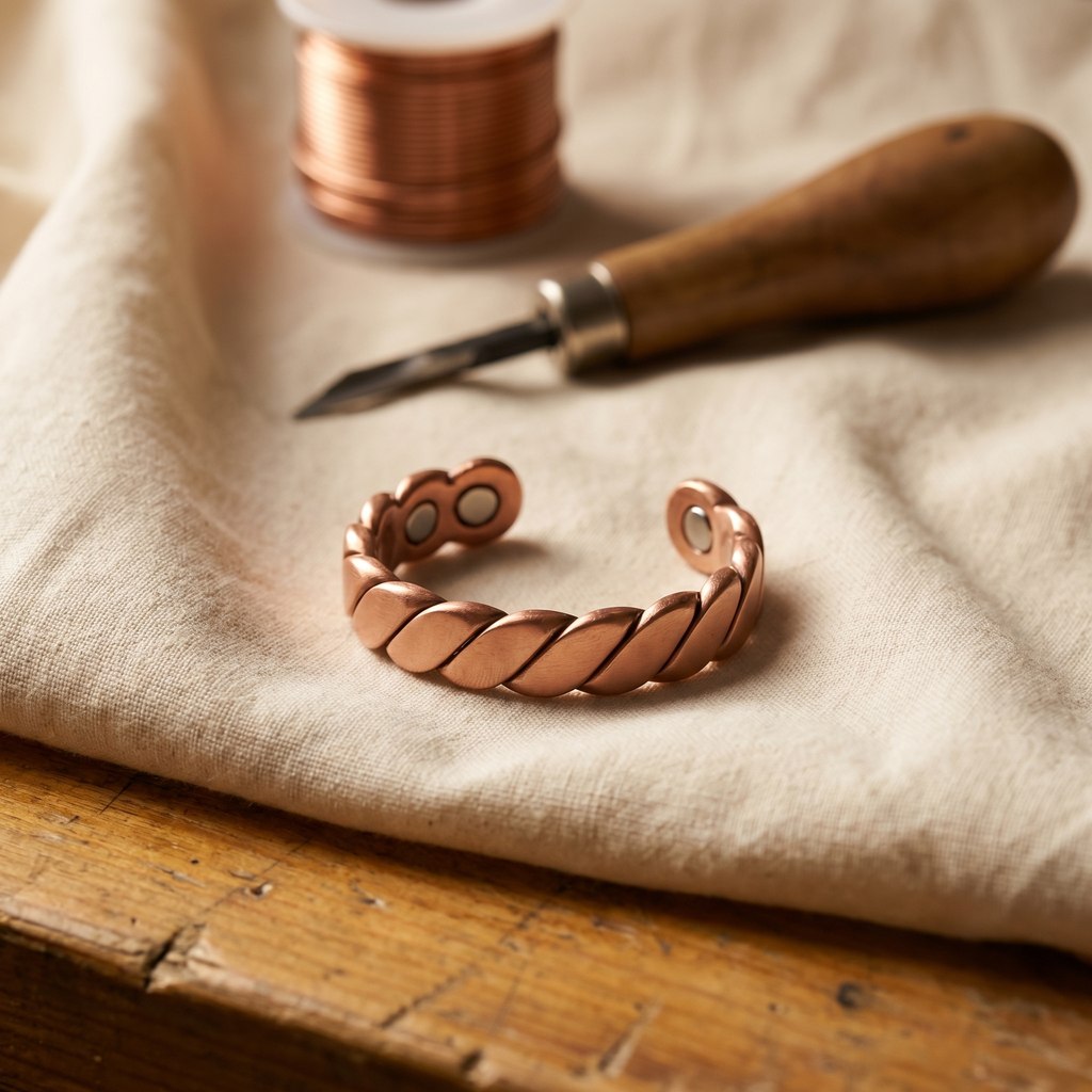 Vera Knap Bague en Cuivre