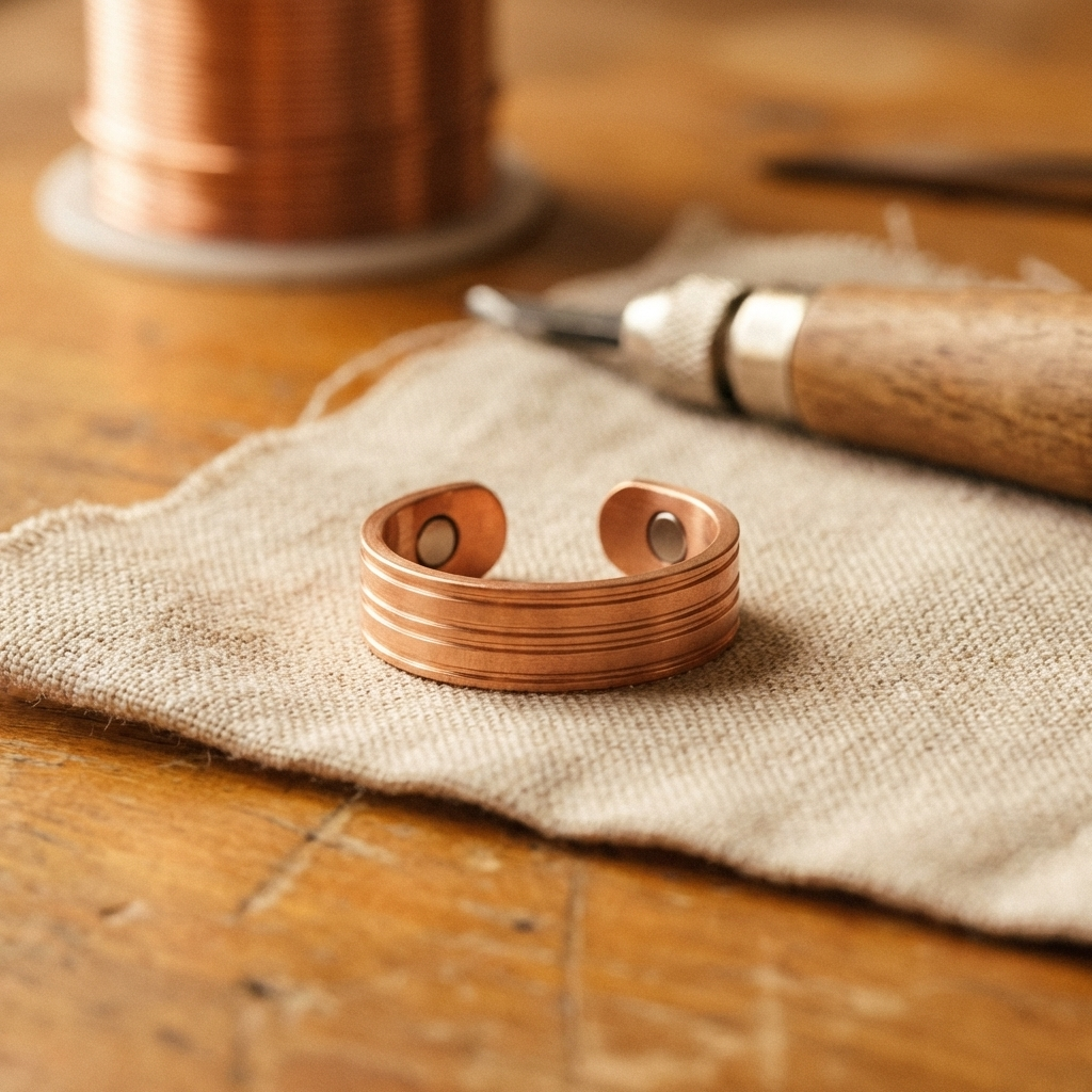 La nouvelle bague en cuivre de Vera