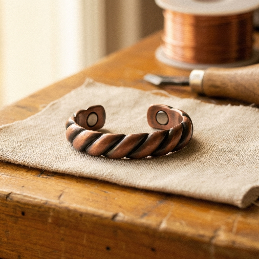 Bague en cuivre pur de Vera