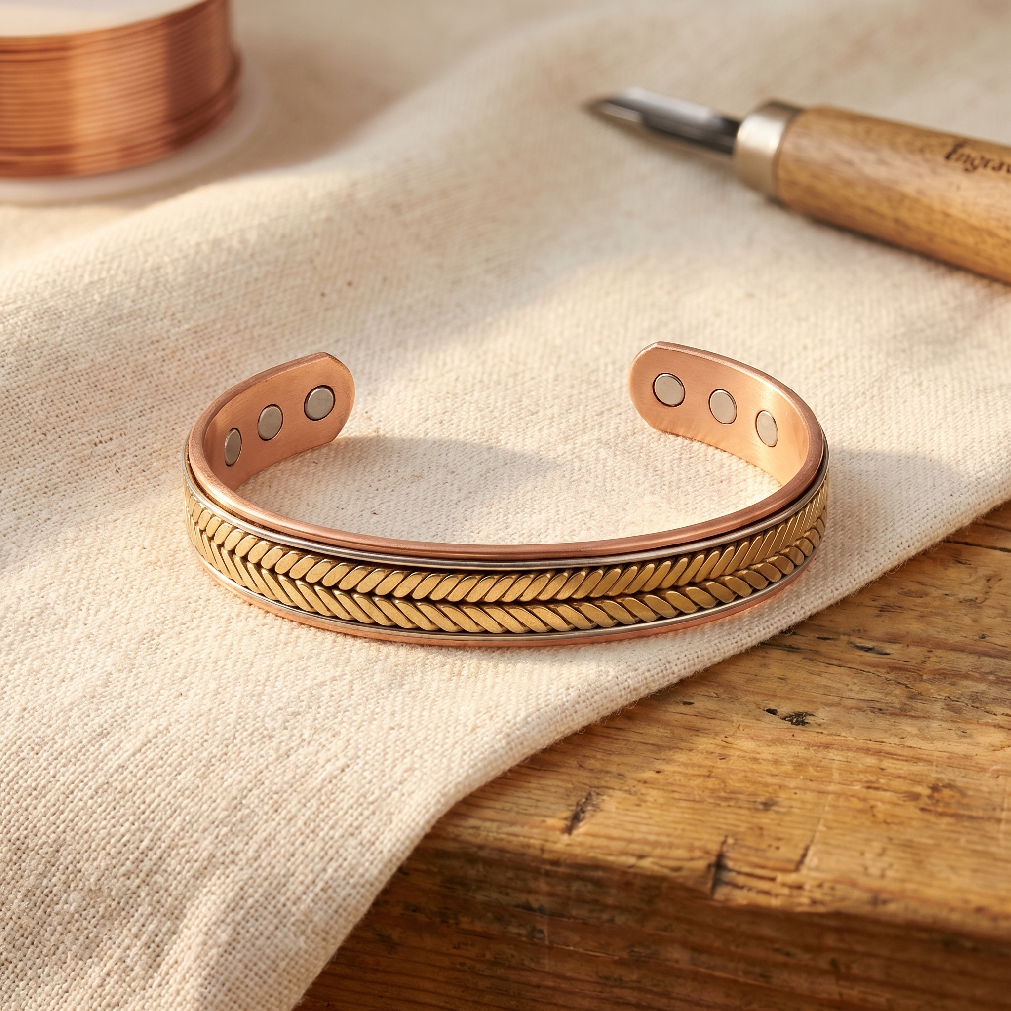 Bracelet en cuivre de la collection Vera