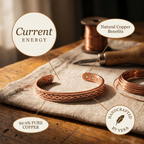 Bracelet contemporain en cuivre de Vera
