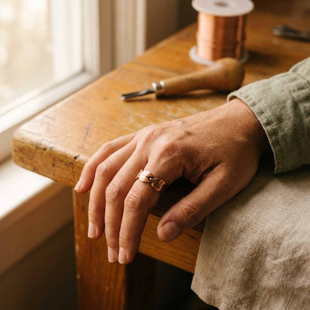 La bague en cuivre de Vera
