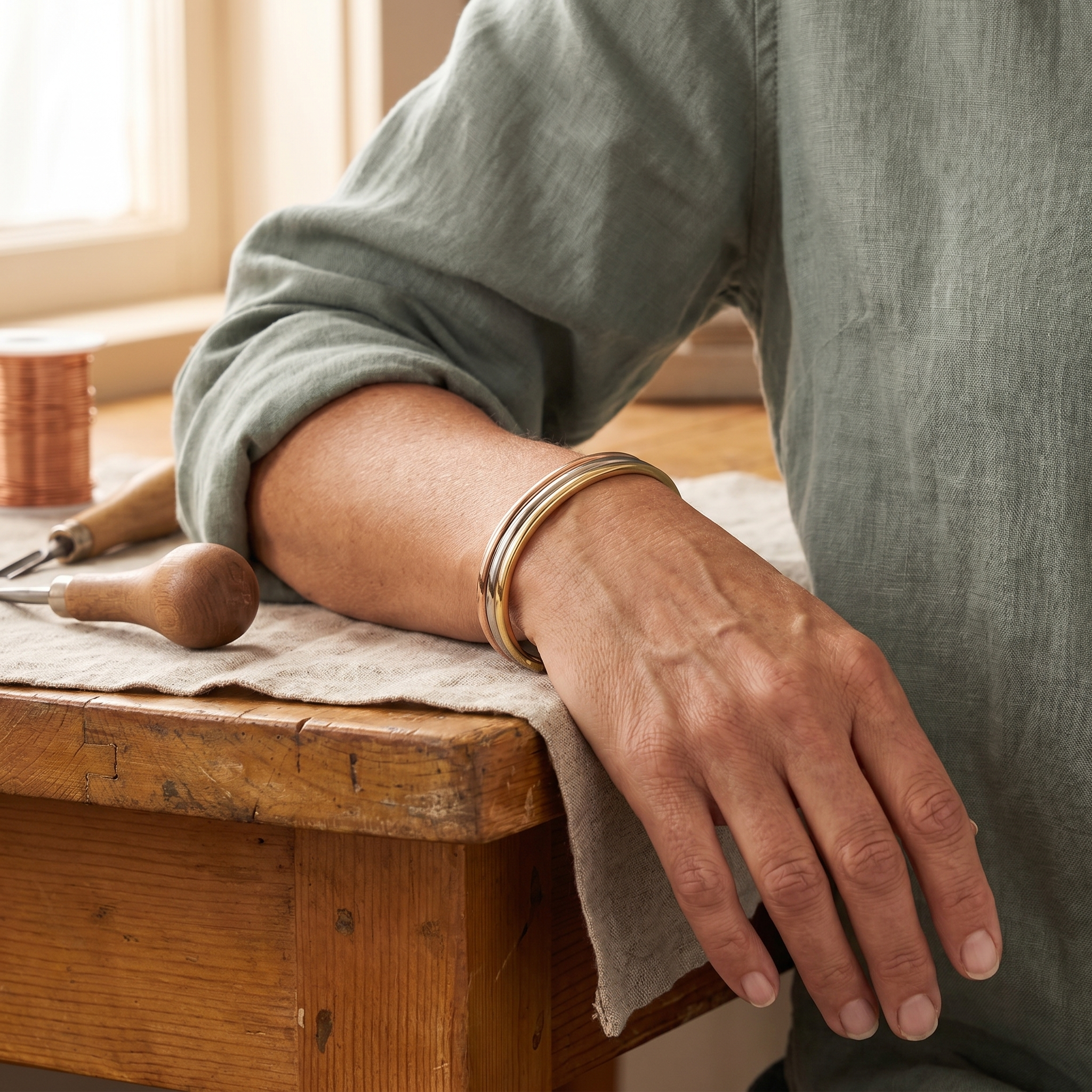 "Bracelet en cuivre Vera's Fell