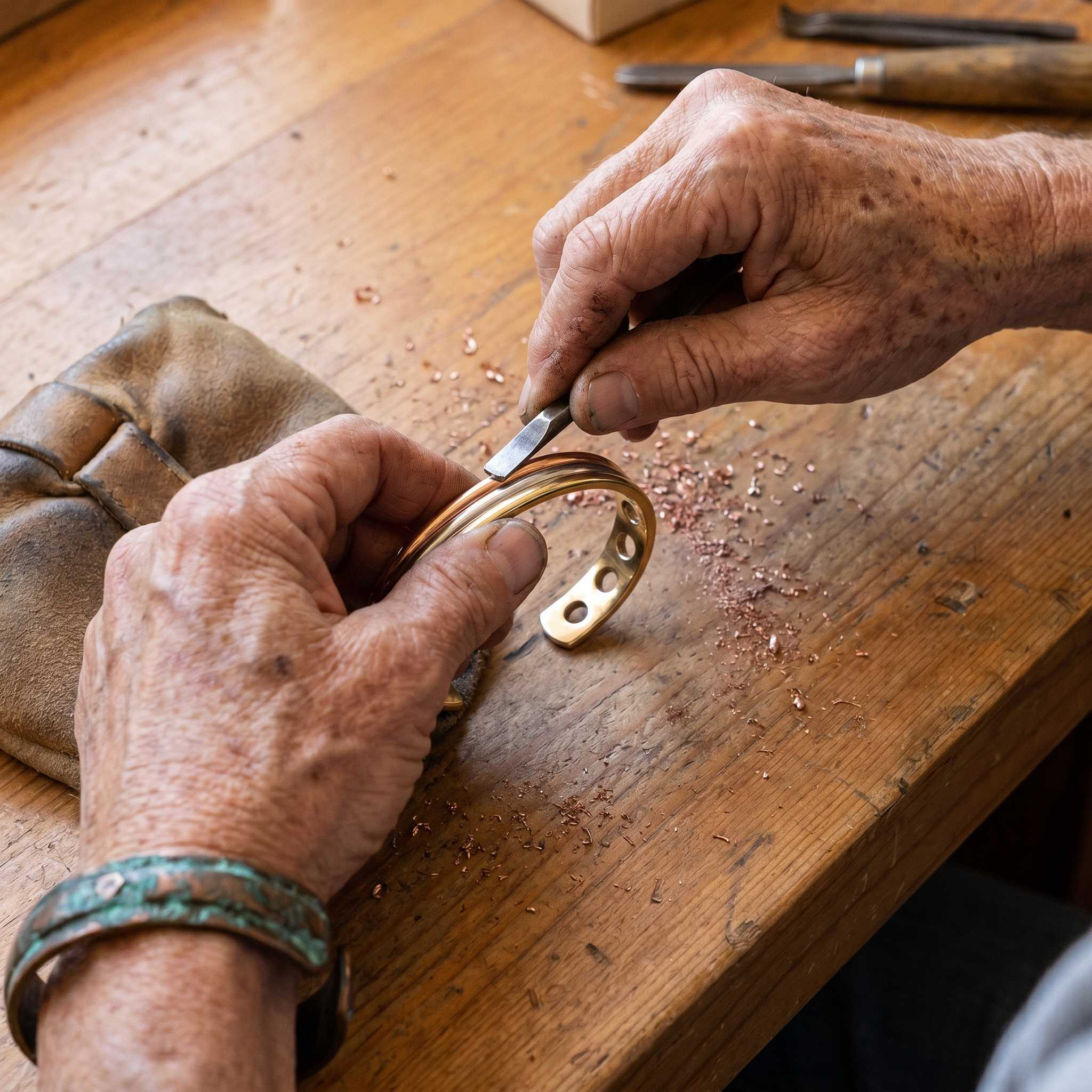 "Bracelet en cuivre Vera's Fell