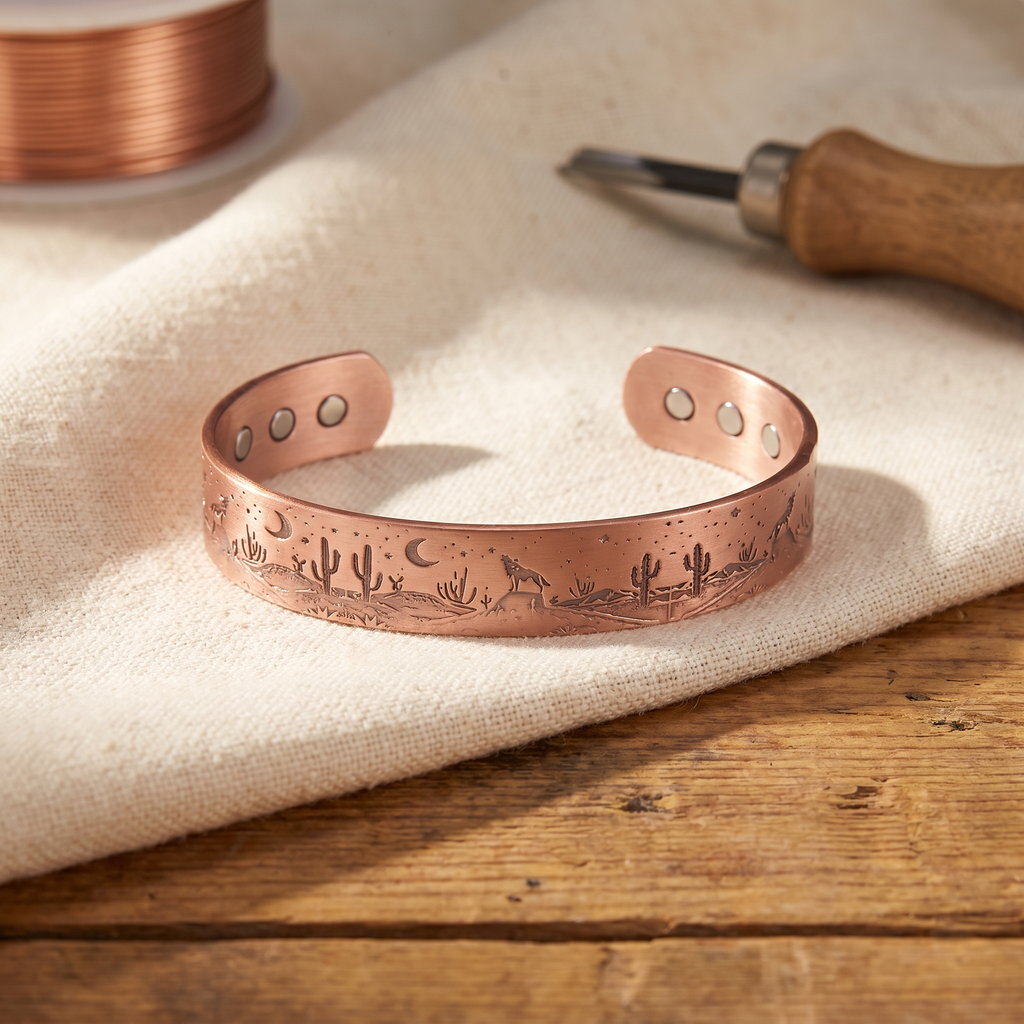 "Bracelet en Cuivre de Vera's Cove