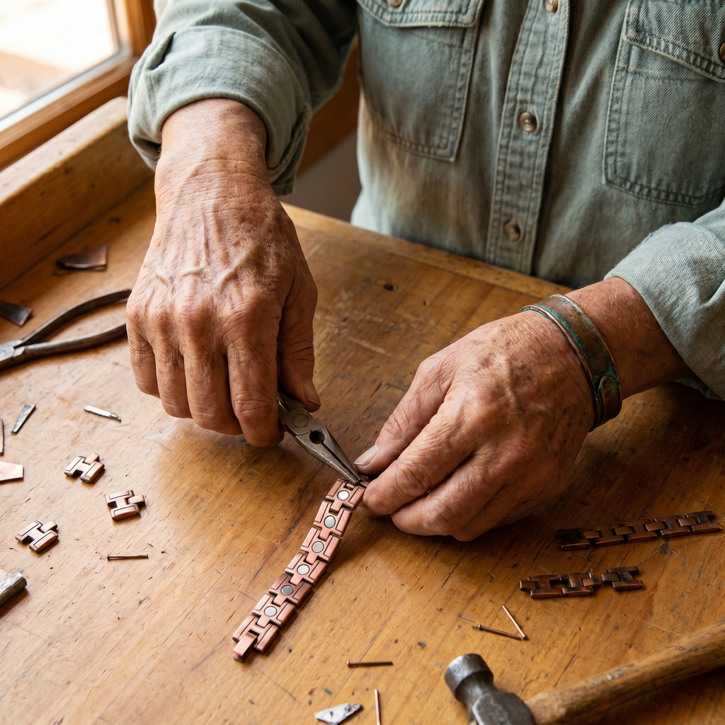 Bracelet en Cuivre Masculin de Vera's Gorse