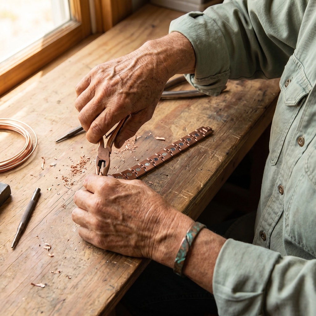 Bracelet en cuivre pour homme de Vera's Pike
