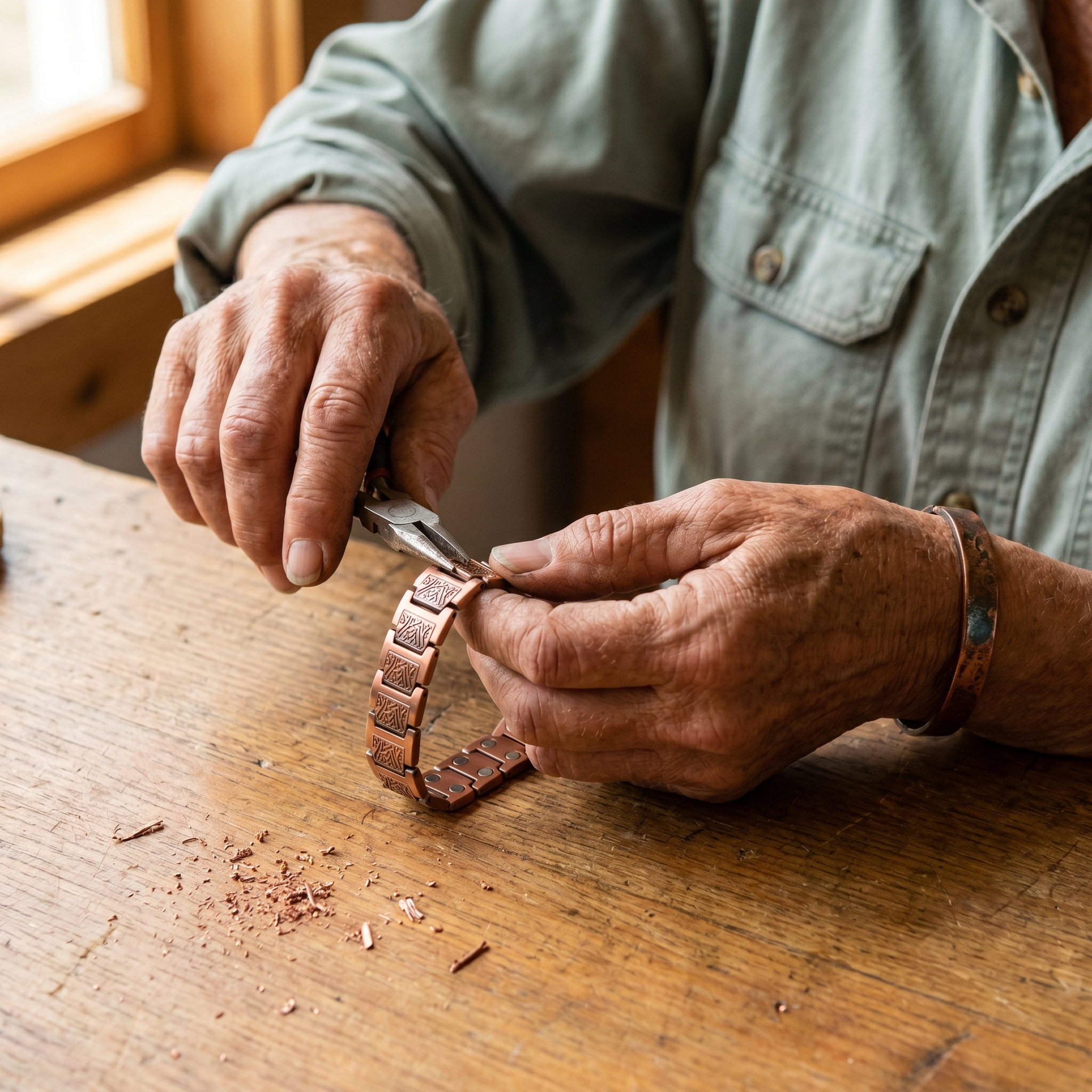 Bracelet en cuivre pour hommes - Vera's Glen